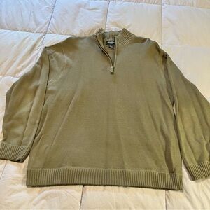 Eddie Bauer Sweater - Olive Green - XXL